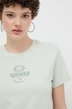 Vans tricou din bumbac verde VN000GGTCHF1