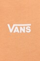 Bavlnené tričko Vans VN000JDQCR51 oranžová