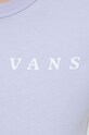 Vans tricou din bumbac VN000GGJCR21 albastru