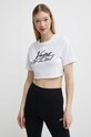 Vans tricou din bumbac alb VN000GJ1WHT1