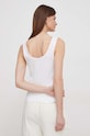 Ρούχα Βαμβακερό τοπ Calvin Klein Jeans J20J221064 λευκό