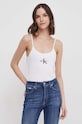 Calvin Klein Jeans top J20J223105 biały SS25