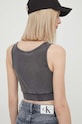Oblečenie Top Calvin Klein Jeans J20J223109 sivá