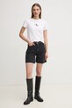 Хлопковая футболка Calvin Klein Jeans J20J223113 белый SS25
