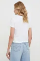 Bavlnené tričko Calvin Klein Jeans biela