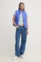 Хлопковая футболка Calvin Klein Jeans J20J223113 бирюзовый SS25