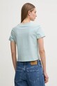 Одежда Хлопковая футболка Calvin Klein Jeans J20J223113 бирюзовый