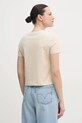 Odzież Calvin Klein Jeans t-shirt bawełniany J20J223113 beżowy