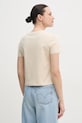 Ρούχα Βαμβακερό μπλουζάκι Calvin Klein Jeans J20J223113 μπεζ