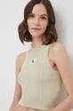 Top Calvin Klein Jeans zelená J20J223151