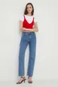 Calvin Klein Jeans top czerwony
