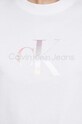 Хлопковая футболка Calvin Klein Jeans J20J223264 белый