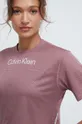 roza Kratka majica za vadbo Calvin Klein Performance Ženski