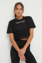 fekete Calvin Klein Performance edzős póló Női