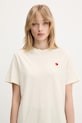 Μπλουζάκι Fjallraven Hemp Blend T-shirt μπεζ F14600163.113