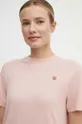 ροζ Μπλουζάκι Fjallraven Hemp Blend T-shirt