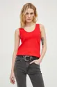 rosso G-Star Raw top in cotone