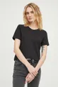 czarny G-Star Raw t-shirt bawełniany