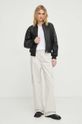 Pamučna majica G-Star Raw D24533.4107 bijela SS25