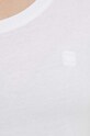 G-Star tricou din bumbac D24533.4107 alb