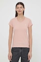 Bavlnené tričko G-Star Raw ružová D24533.4107