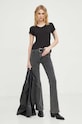 Хлопковая футболка G-Star Raw D24533.4107 чёрный AW25