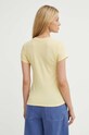Odzież G-Star t-shirt bawełniany Overdyed eyben slim v t 2.0 D24533.B059 żółty