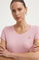G-Star t-shirt bawełniany różowy D24533.B059