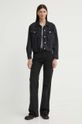 Pamučna majica G-Star Raw D24533.B059 siva SS25