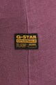 Βαμβακερό μπλουζάκι G-Star Raw D24533.B059 μπορντό