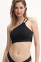 Top MICHAEL Michael Kors CROP TOP slim čierna MM35361