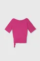 Φόρεμα παραλίας MICHAEL Michael Kors SIDE TIE COVER UP ροζ