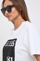 Pamučna majica Guess bijela W4GI16.I3Z14