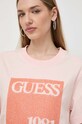 Одяг Бавовняна футболка Guess W4GI16.I3Z14 рожевий