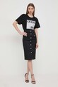Хлопковая футболка Guess W4GI16.I3Z14 чёрный SS24