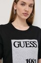 Хлопковая футболка Guess чёрный W4GI16.I3Z14