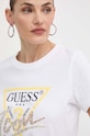 Guess tricou din bumbac alb W4GI20.I3Z14