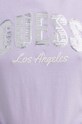 Guess tricou din bumbac violet W4GI31.I3Z14