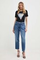 Guess t-shirt bawełniany W4GI32.JA914 czarny SS24