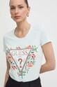 Guess tricou turcoaz W4GI24.J1314