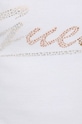 Памучен топ Guess LOGO W4GP16.K1814 бял