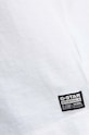 G-Star t-shirt bawełniany D24524.4107 biały