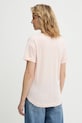 Ρούχα Βαμβακερό μπλουζάκι G-Star Raw D24524.4107 ροζ