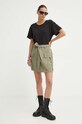 G-Star tricou din bumbac D24524.4107 negru AW25
