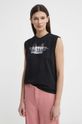 G-Star Raw top din bumbac negru D24520.C954