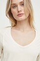 G-Star Raw t-shirt bawełniany beżowy D24508.B771
