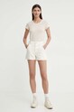 G-Star tricou din bumbac D24533.D244 bej AW25