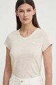 G-Star tricou din bumbac bej D24533.D244