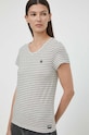 G-Star t-shirt bawełniany szary D24533.D244
