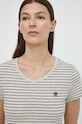 G-Star t-shirt bawełniany D24533.D244 szary